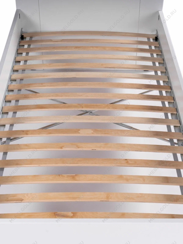 Кровать односпальная Сириус, 90х200 см, белая | изображение 15