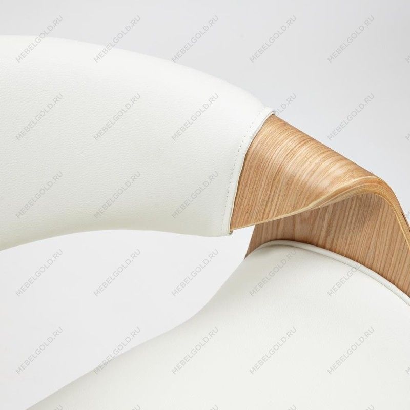 Кресло BEND белый/натуральный/хром | изображение 4