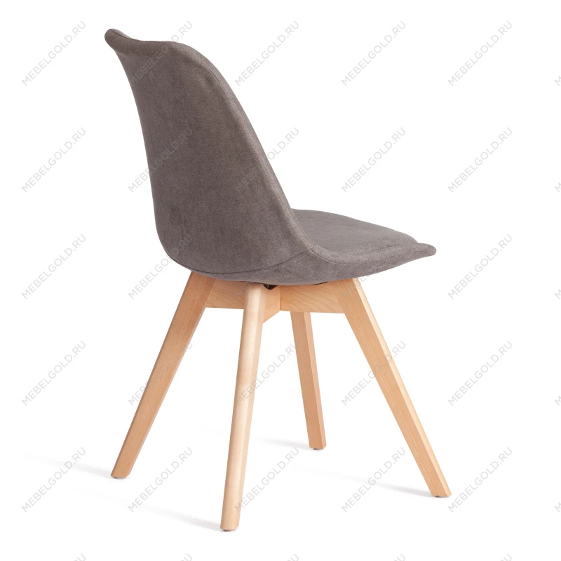Стул TULIP SOFT (mod. 053V), дерево/пластик/ткань, 49,5 x 54,5 x 84 см, Серый (Grey) LY1701-26 | изображение 2
