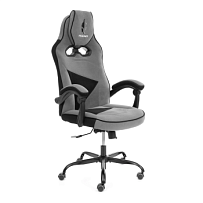 Кресло Arena metalBL, велюр, серый/черный, 29/35