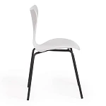 Стул Jacobsen (mod DC 102)/1 шт. в упаковке, пластик/металл, 50 х 46 х 82 см, белый 018/черный | изображение 1