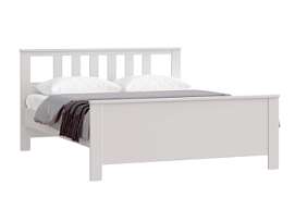 САГА кровать двойная 160х200 белая