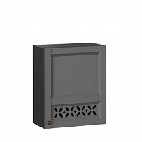 Амели-3 Шкаф кухонный 600 (Чёрный/Оникс серый)