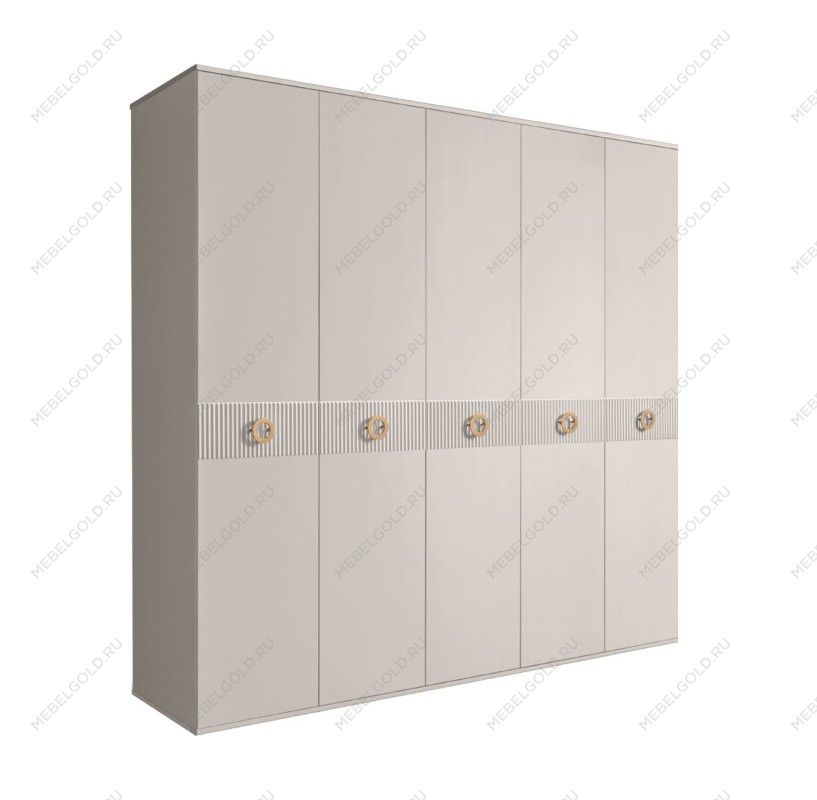 Шкаф 5-ти дв. Bogemia Fillini (Шелк/Золото) БМШ2/5(Fi)