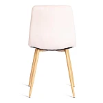 Стул CHILLY (mod. 7094-1), вельвет/металл, 44,5х52,5х86 см, pink (розовый) HLR39 / натуральный | изображение 4