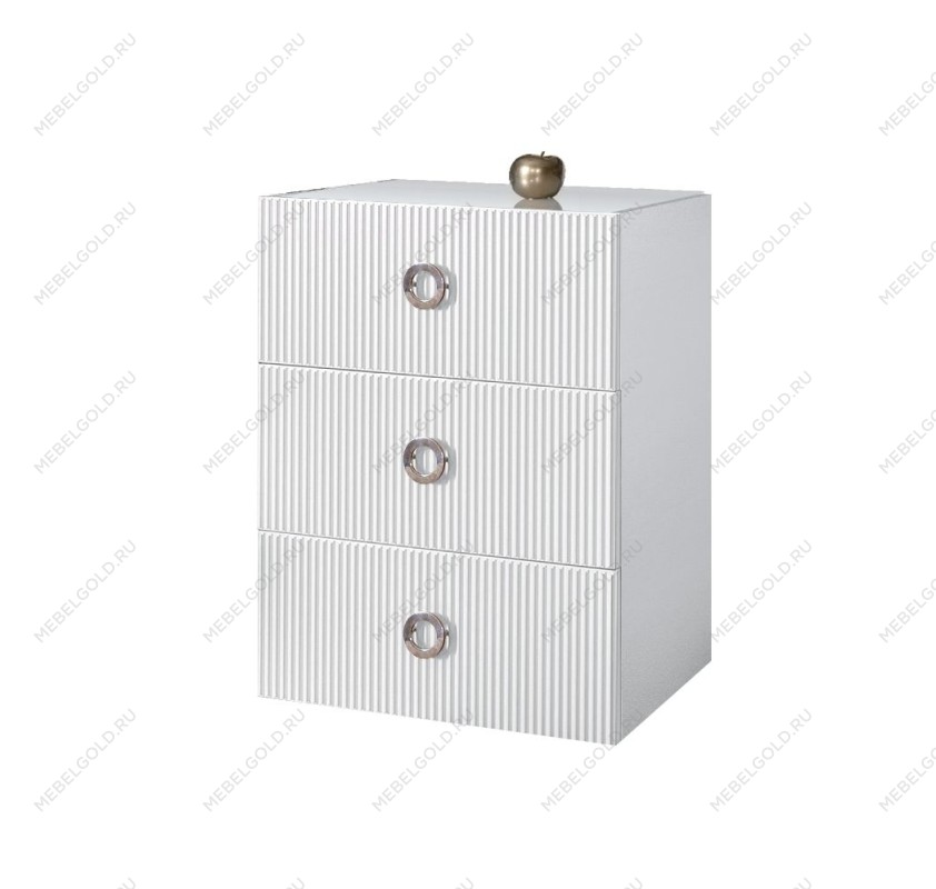 Комод Bogemia Fly Fillini (Белый) (Lakobel/Хром) БМКМ-1
