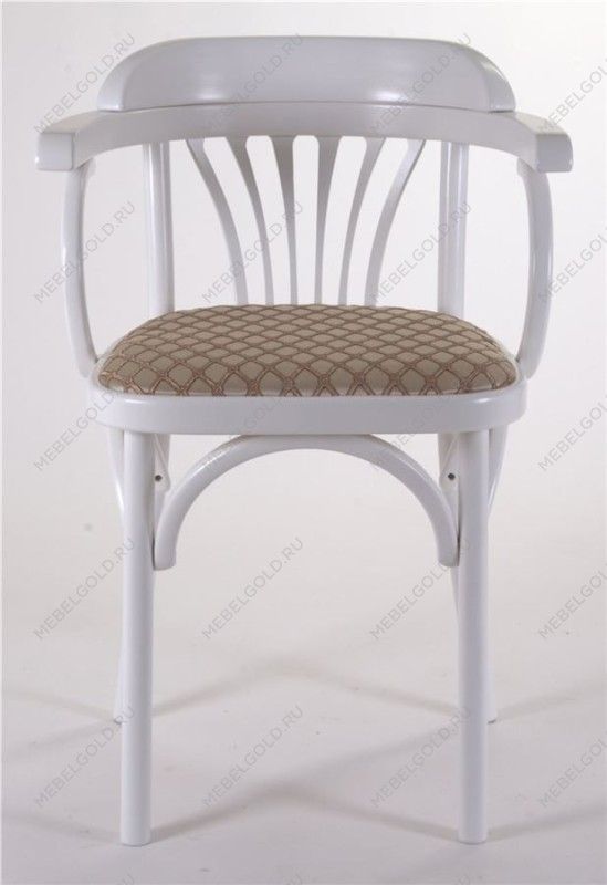 Стул Михаэль мягкий (эмаль белая, ткань 1 beige) | изображение 6