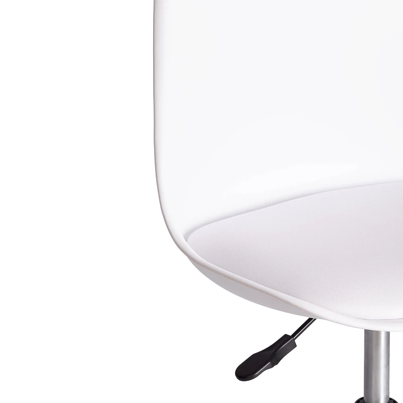 Офисное Компьютерное кресло TULIP (mod.106-1), металл/пластик/PU, 58 x 47 x 97см, White (белый) / Chrome (хром) | изображение 6