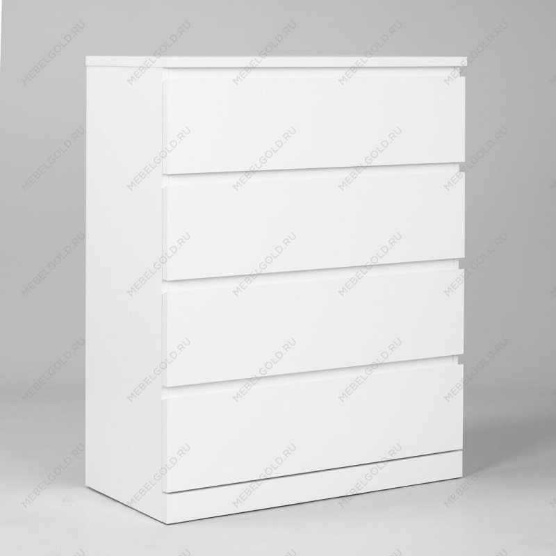 МАЛЬМ / VARMA Комод ИКЕА / IKEA 4, 80x100x40, пигмент, белый | изображение 1