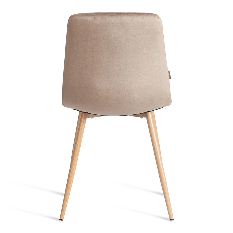 Стул CHILLY (mod. JSC-220), Велюр/металл, 44,5х52,5х88 см, Beige (бежевый) HLR8 / натуральный | изображение 3