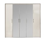 Шкаф Гравита 5-дверный белый глянец | изображение 1