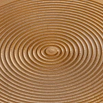 Столик кофейный Secret De Maison BLOOM ( mod. 11873-B ), алюминиевый сплав, 46*46*51 см, черный/античная медь | изображение 3