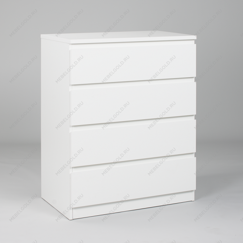 МАЛЬТА комод ИКЕА / IKEA 4 ящика 80х99 белый | изображение 1