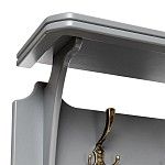 Вешалка настенная Патриция (Серый ясень/ткань V19) | изображение 2