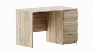 КАСТОР (KULLEN) стол письменный ИКЕА / IKEA 3 ящика 116х65 сонома