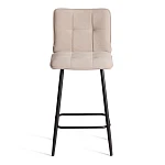 Полубарный стул Bari/Бари, велюр, бежевый, 7, 42х55х99 см | изображение 4