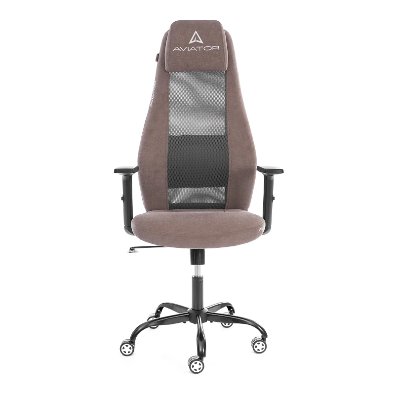 Кресло AVIATOR PLT metalBL, ткань, светло - коричневый / серый, KUB 03/W-12 | изображение 4