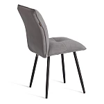 Стул обеденный Sweet, LT, флок, серый/черный, 29, 41х55х88 см | изображение 2
