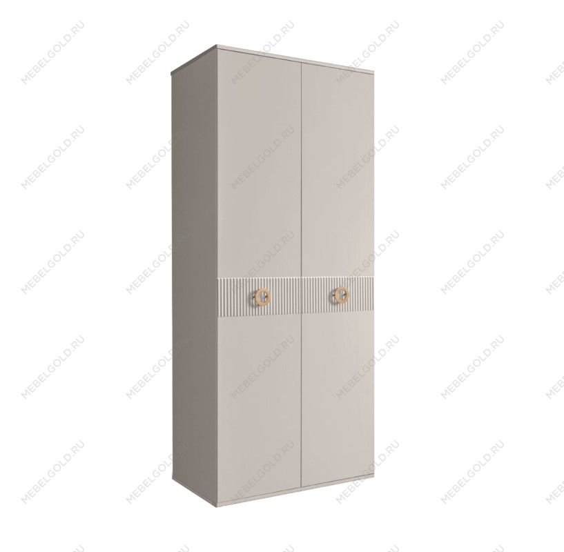 Шкаф 2-х дверный Bogemia Fillini (Шелк/Золото) БМШ2/2(Fi)