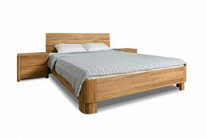 Кровать Норд, без основания, без матраса, (1400x2000), бейц-масло
