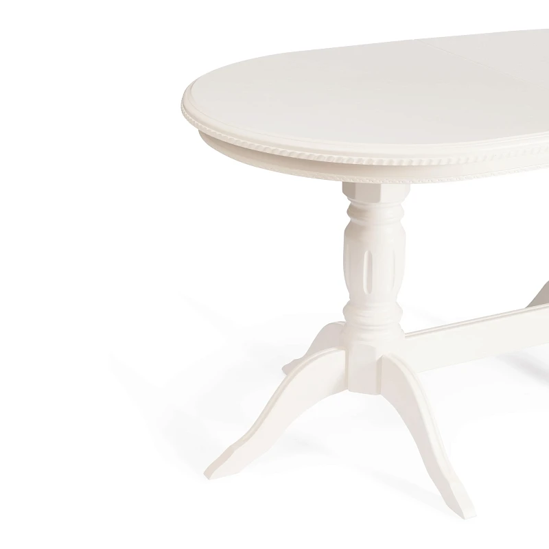 Стол COPPOLA, бук, мдф, 140+40x80x77см, Ivory white | изображение 10
