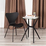 Стул Jacobsen (mod DC 102-1), пластик/металл, 45 х 54.5 х 80 см, Black (Черный) / Black (Черный) | изображение 9