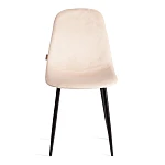 Стул BREEZE (mod. JSC-58), Велюр/металл, 44 х 53 х 86 см, creamy (кремовый) HLR 5 / черный | изображение 4