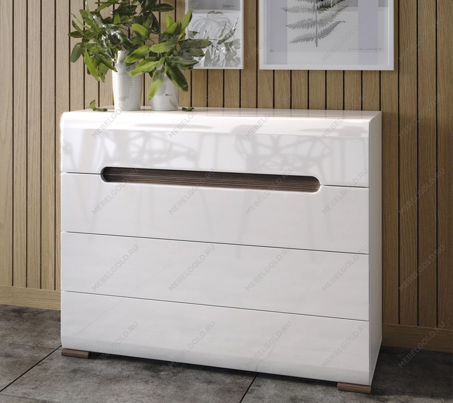 Комод Ацтека KOM4S/8/11 белый | изображение 2