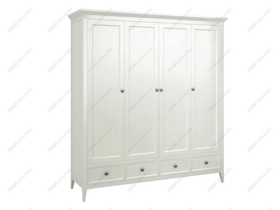 Шкаф четырехстворчатый Manhattan (Молочный) | изображение 1