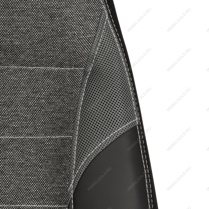 Кресло INTER (24), кож/зам/ткань, черный/серый, 36-6/207/TW-12/TW-11 | изображение 8