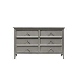 Комод большой 6 ящиков Manhattan (Серый)