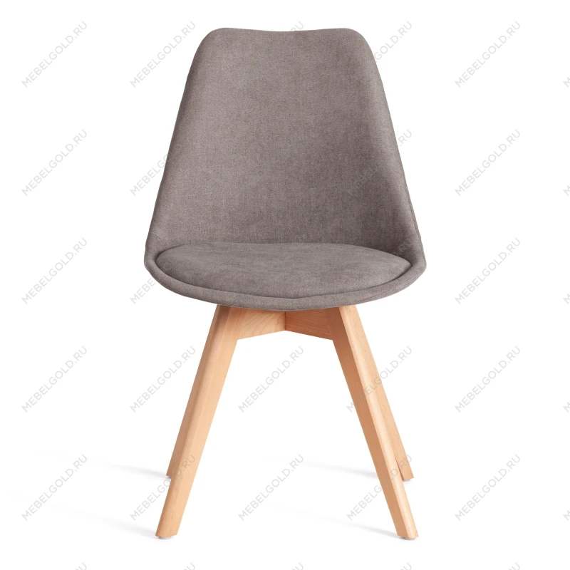 Стул TULIP SOFT (mod. 053V), дерево/пластик/ткань, 49,5 x 54,5 x 84 см, Серый (Grey) LY1701-26 | изображение 4