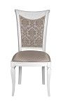 Стул Милорд №11 (Белый/ткань Vatican latte/ Vatican latte com) | изображение 1
