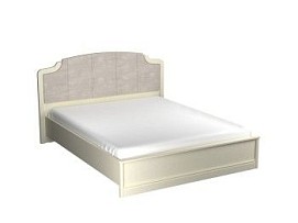 Кровать (каркас) Люкс 1600, Сиена (1794*2110*1090) Береза бежевая, 12346