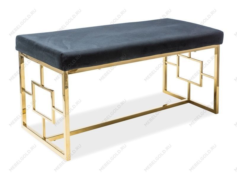 Скамья Signal NOIR (черный/золотой)