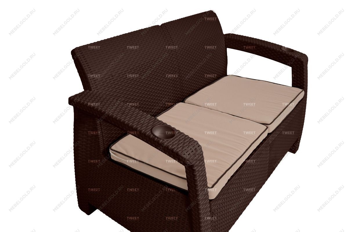Диван 2-х местный Tweet, венге | изображение 2