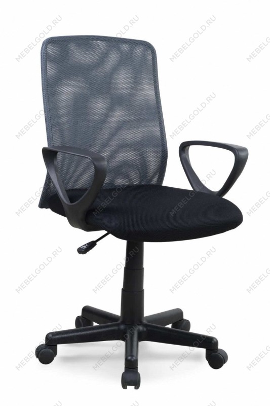 Кресло компьютерное Halmar ALEX (черный/серый)