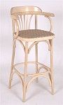 Стул барный 750 Венский мягкий (беленый дуб, ткань 1 beige) | изображение 1