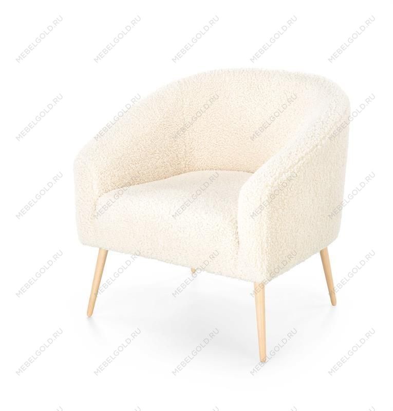 Кресло Halmar GRIFON 2 (кремовый/натуральный)