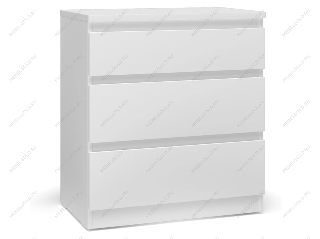 КАСТОР (KULLEN) комод ИКЕА / IKEA 3 ящика белый