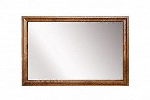 Зеркало Соната (без декора) прямоугольное, коньяк с тёмной патиной+горький шоколад