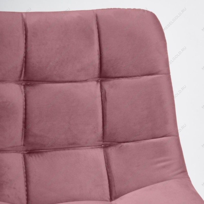 Стул барный CHILLY (mod.7095б) коралловый barkhat 15/черный | изображение 4