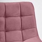 Стул барный CHILLY (mod.7095б) коралловый barkhat 15/черный | изображение 4