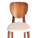 Стул DIAMANTE мягкое сидение, бук, 42x42x85см, коричневый, ткань Tenerife Cream | изображение 5