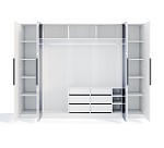 Шкаф Стелла 6-дверный белый | изображение 2