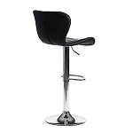 Стул барный AVIONIC (mod. KY712A), металл/экокожа, 45*53*86-107 см, черный/хром | изображение 2