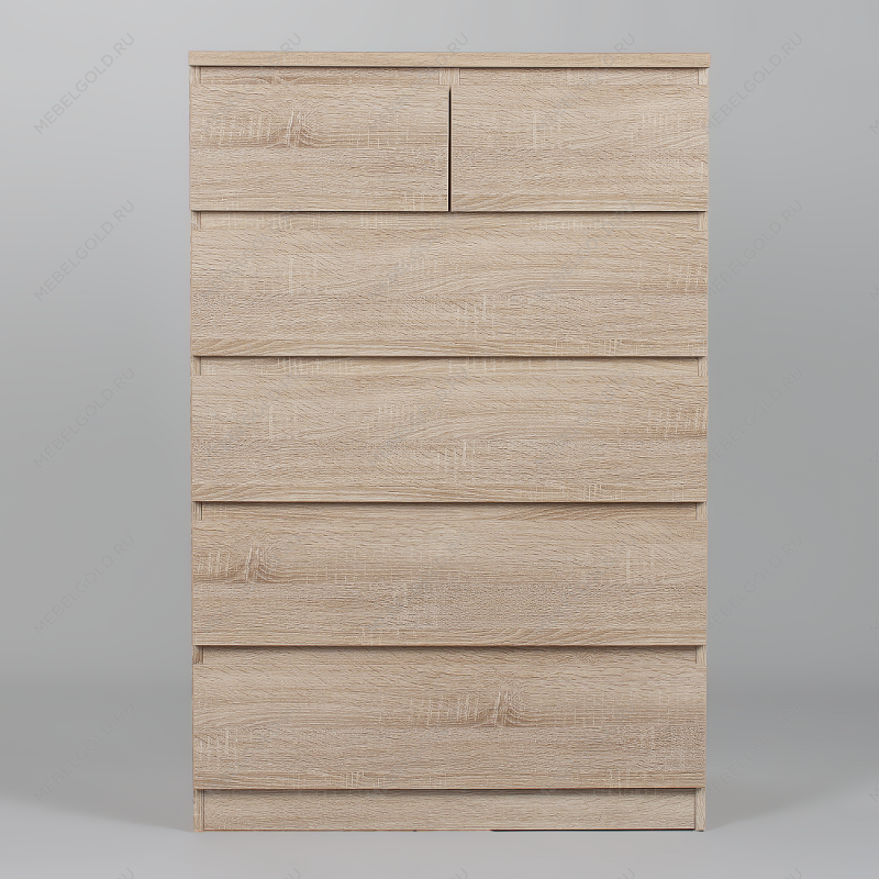 МАЛЬТА комод ИКЕА / IKEA 4+2 ящика 80х121 сонома | изображение 2