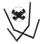 Стул обеденный La Rousse, NEW, ткань рогожка, коричневый/черный, 3М7-147, 45x55x93 см | изображение 10