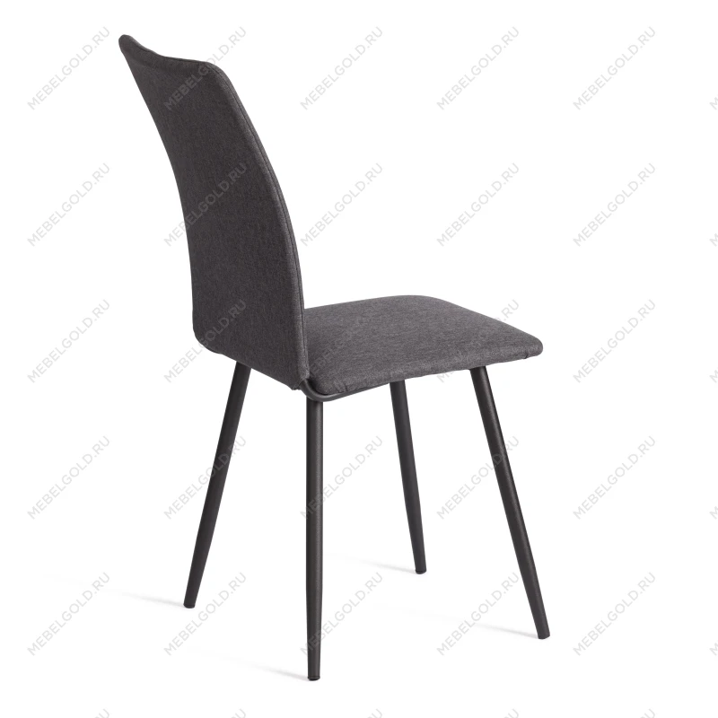 Стул обеденный La Rousse, NEW, ткань рогожка, тёмно-серый, F68, 45х55х93 см | изображение 2