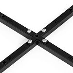 Стул обеденный La Rousse, NEW, флок, серый/черный, 29, 45x55x93 см | изображение 10